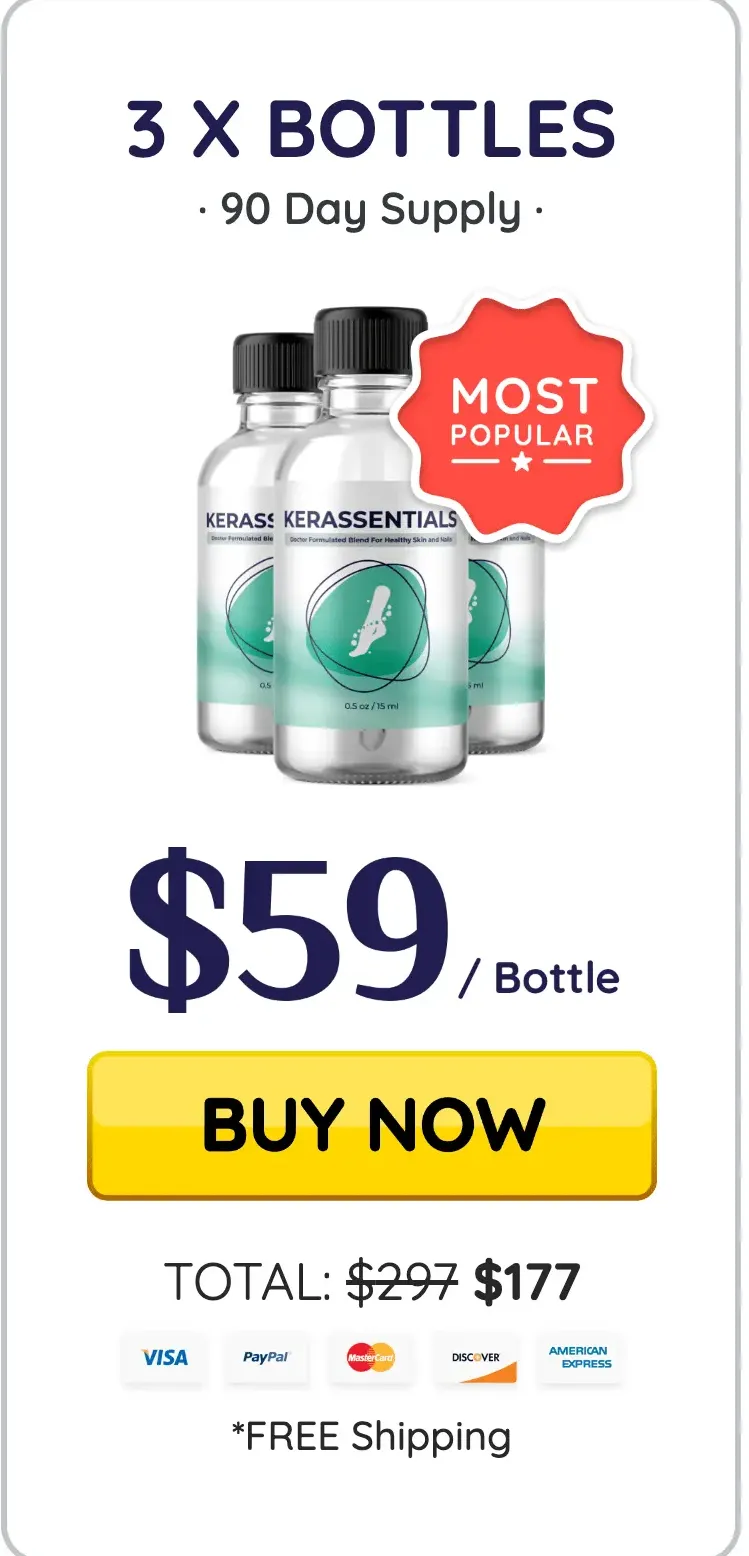 Kerassentials 3 bottles